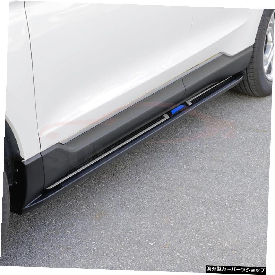 アルミランニングボードサイドステップNerfBarFIT for Ford EDGE 2015-2020カースタイリングカーアクセサリー Aluminum Running Board Sid_画像2