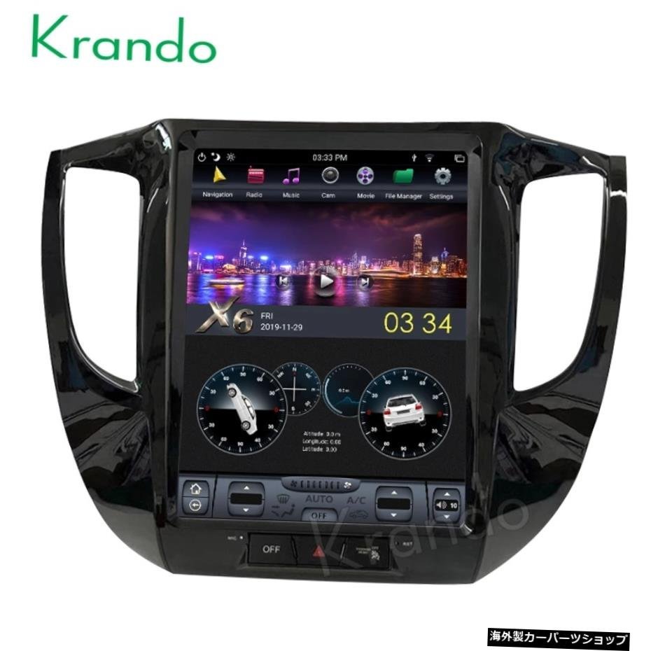 KrandoteslaマルチメディアカーラジオAndroid9.0GPS Navigation for Mitsubishi Triton L200 2016 -2018 1dinステレオオートラジオDVD Kra_全国送料無料サービス!!