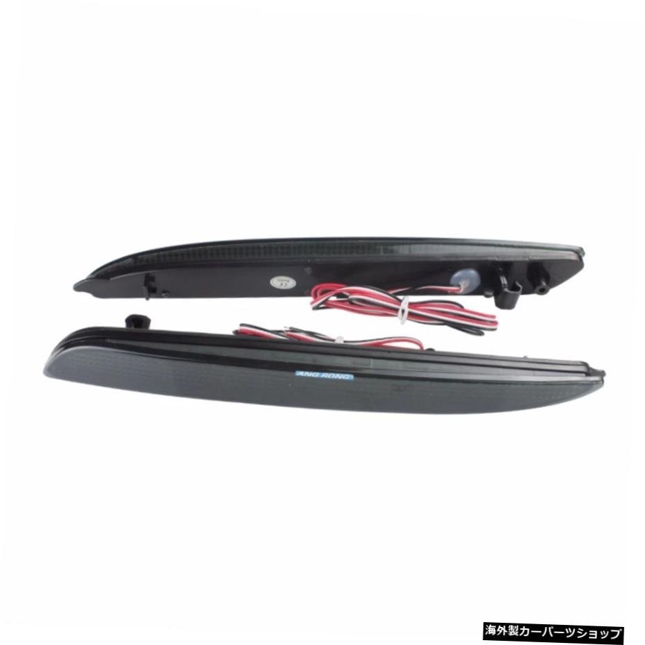 ANGRONG2xブラックレンズLEDリアバンパーリフレクターライトテールブレーキランプMazda3用Mazdaspeed32004-2009（CA174） ANGRONG 2x Blac_画像2