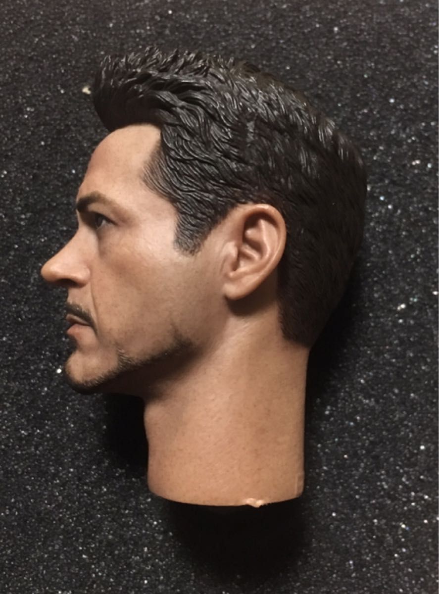 【GINGER掲載商品】 ホットトイズ トニー・スターク ヘッドパーツ 1/6 アイアンマン アメコミ