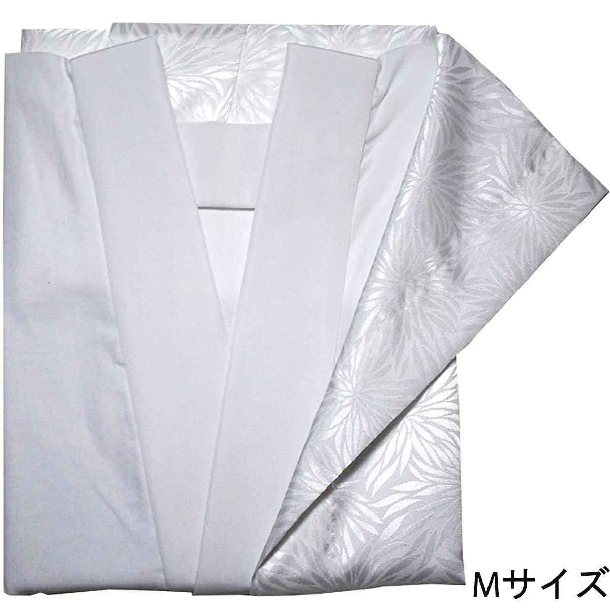 日本製 胴抜き長襦袢 仕立て上がり 半衿付き 抜衿布、腰紐付 えもん抜き Mサイズ