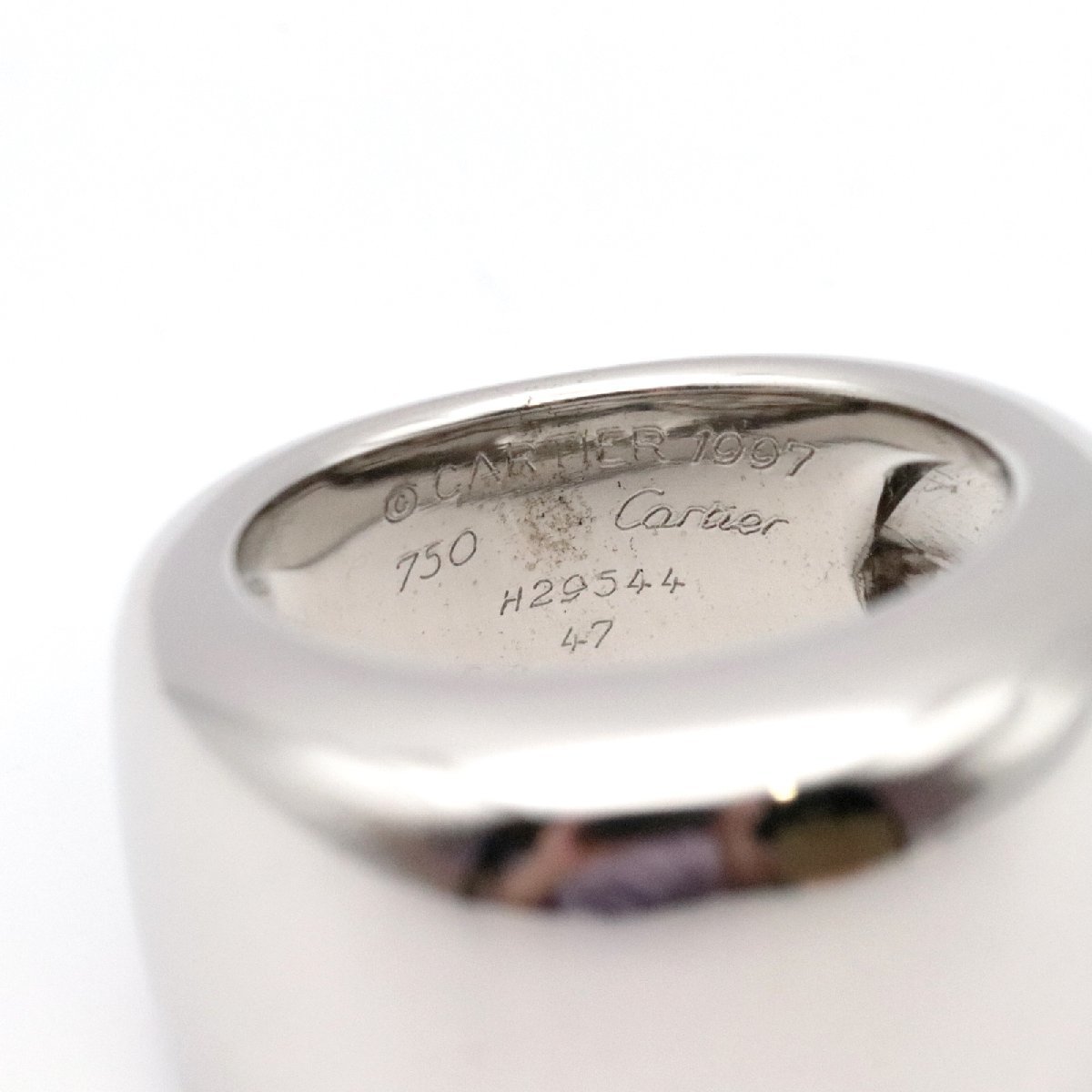 カルティエ スーベルバーグ リング 47 約7.5号 750 K18WG ホワイトゴールド レディース 指輪 ジュエリー CARTIER_画像6