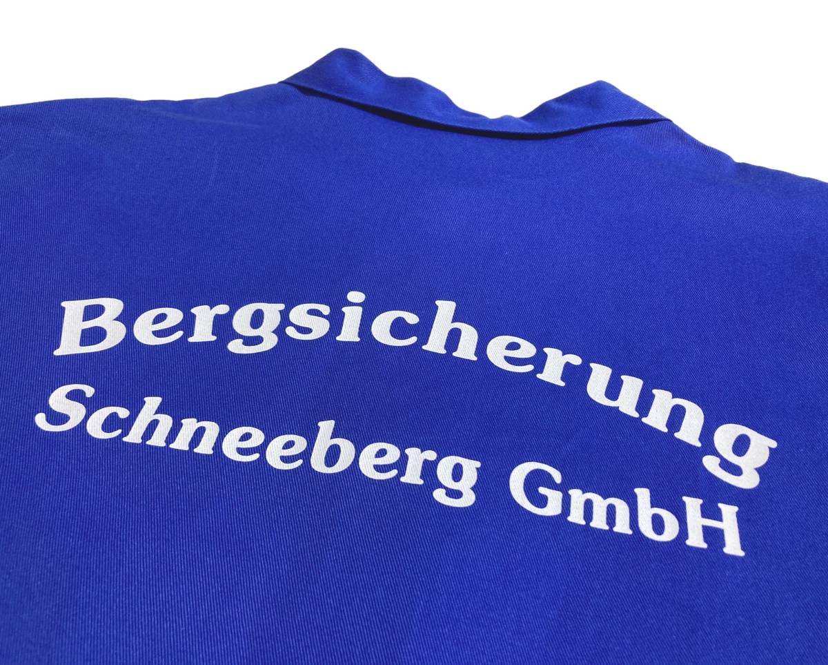 良好 beb ユーロワーク ドイツ Bergsicherung Schneeberg Gmbh 建設会社 カバーオール ジャケット_画像4