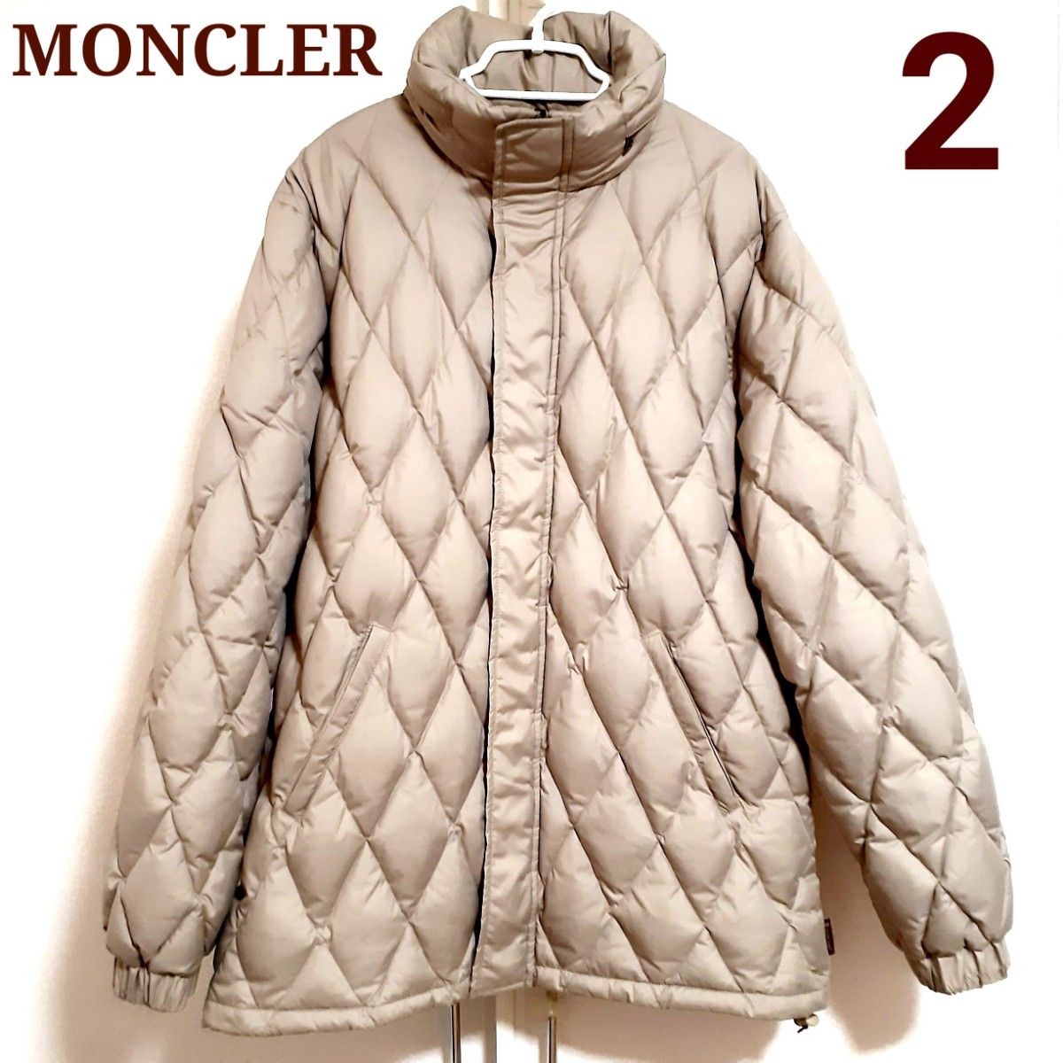 最高級 MONCLER モンクレール キルティング ダウンジャケット フード