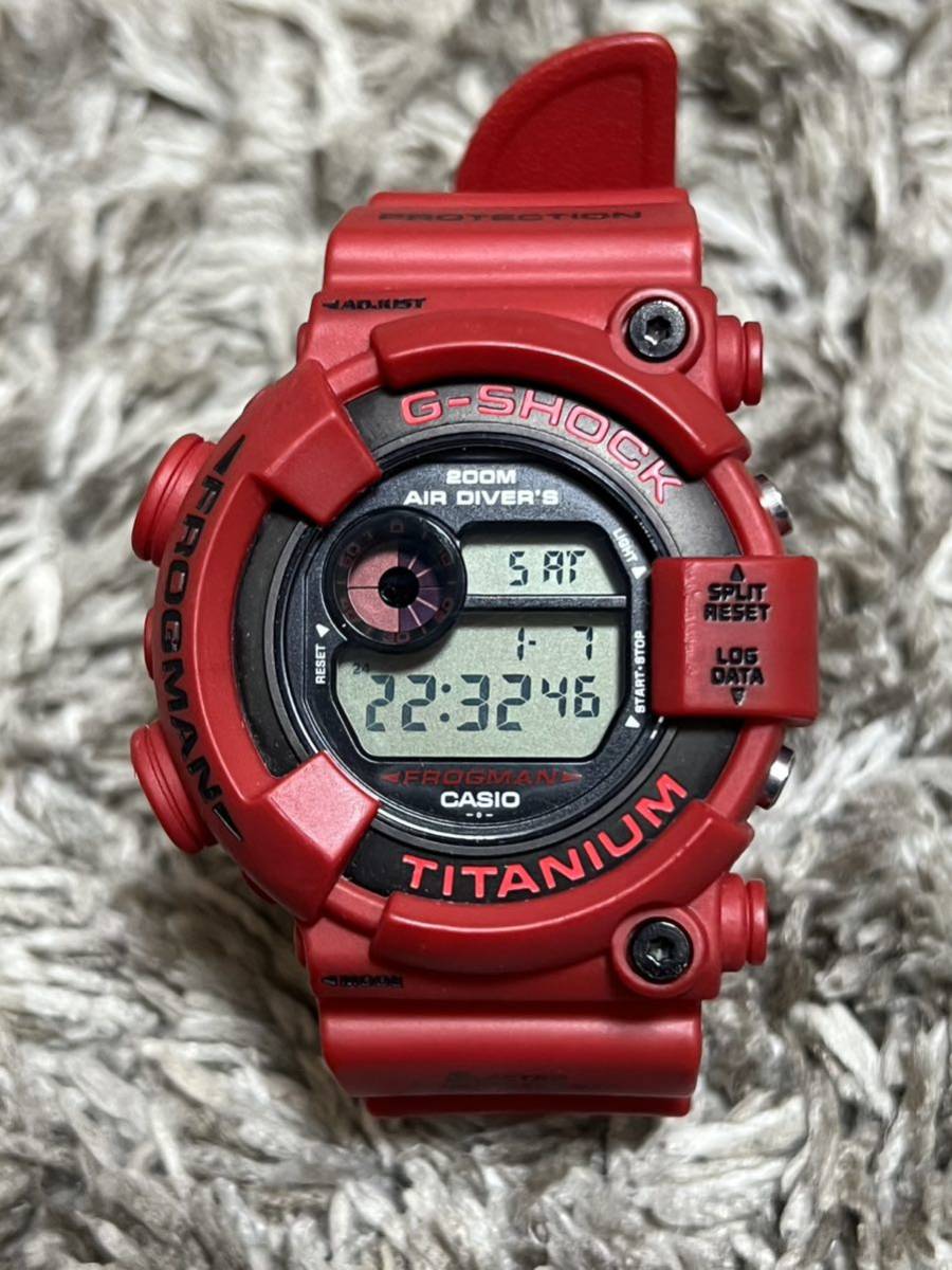 G-SHOCK DW-8200F-4JR FROGMAN 赤蛙 www.obn.ba