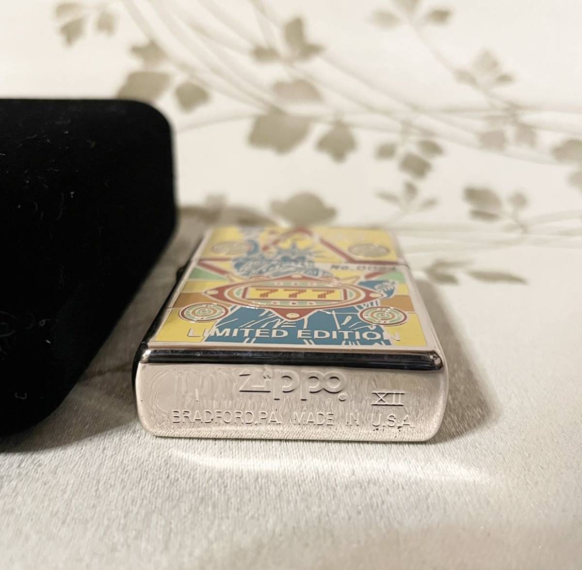 ZIPPO I 1996 自由の女神 777 限定品 携帯オイルタンク付き_画像6