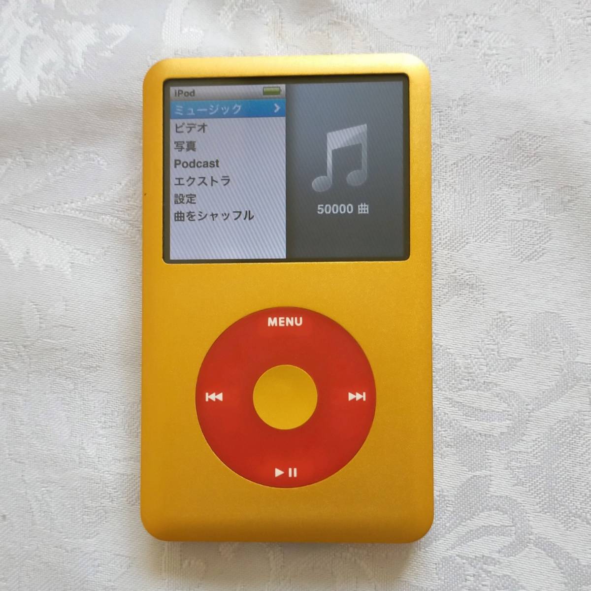 美品】【大容量化】iPod Classic 第6世代 ゴールドver 256GB!! A1238