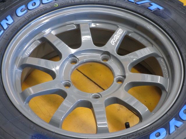 新品 ホイールタイヤ 4本 185/85R16 2022年製 RAYS A-LAP J 2122リミテッドエディション ラジアル タイヤ トーヨー オープンカントリーRT_画像3