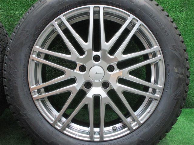 中古 ホイールタイヤ 4本 235/55R19 2022年製 Advanti ステラー M10 スタッドレス タイヤ ブリジストン ブリザック DM-V3_画像2