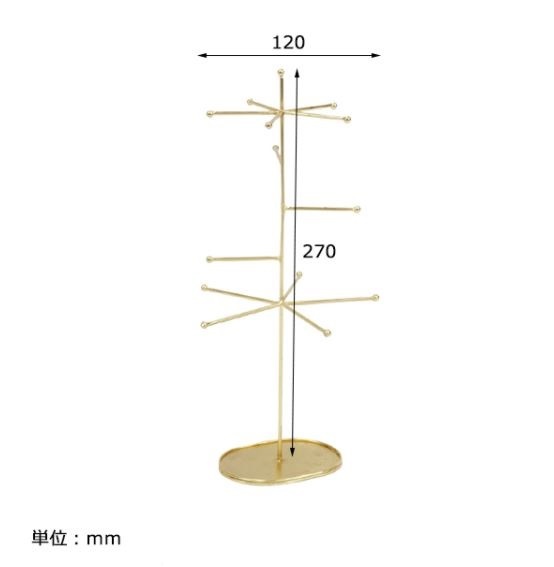  in Bloom accessory stand radial long antique style ring stand patamin accessory holder ring store furniture 