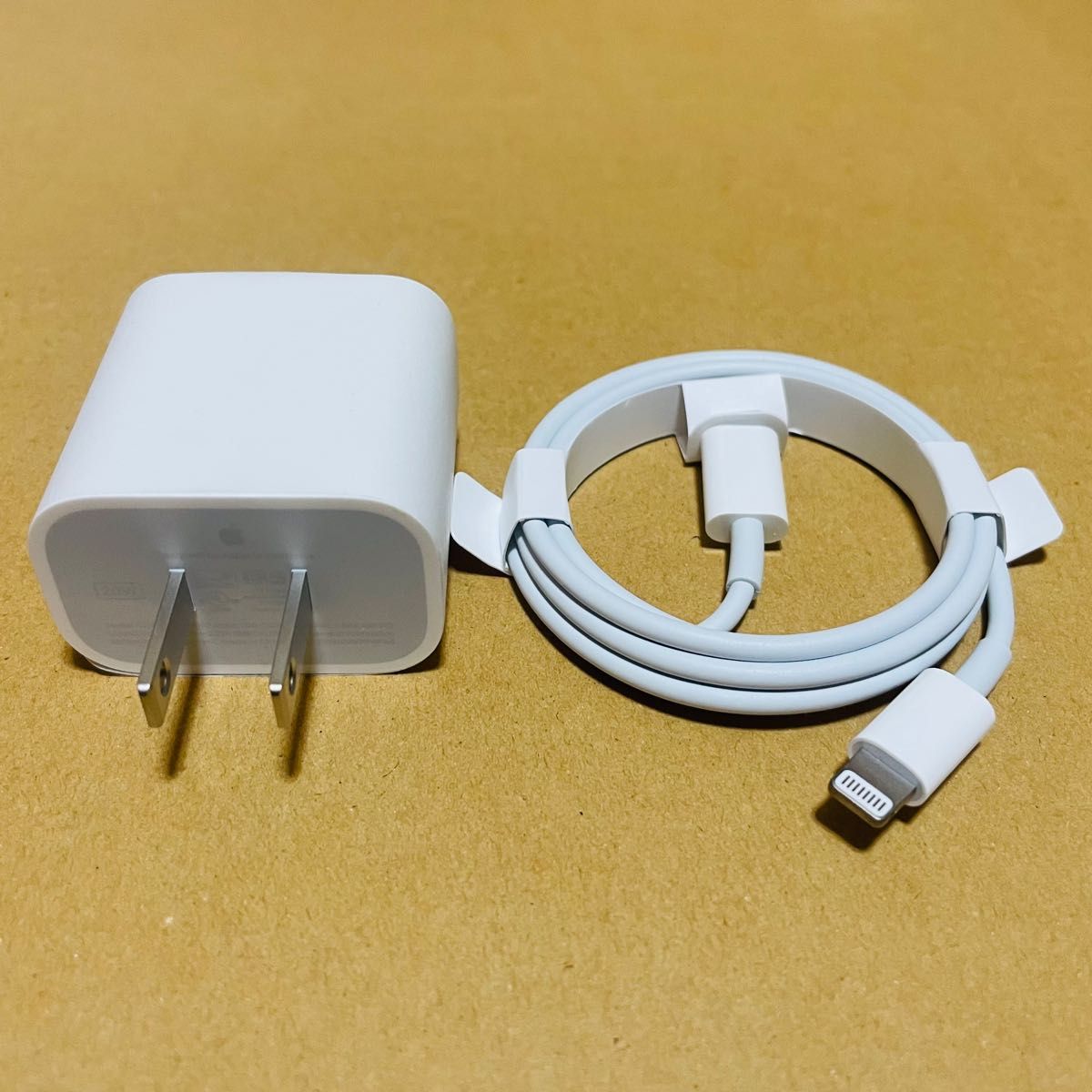 純正 未使用 Apple セット USB-C電源アダプタ ケーブル 20W