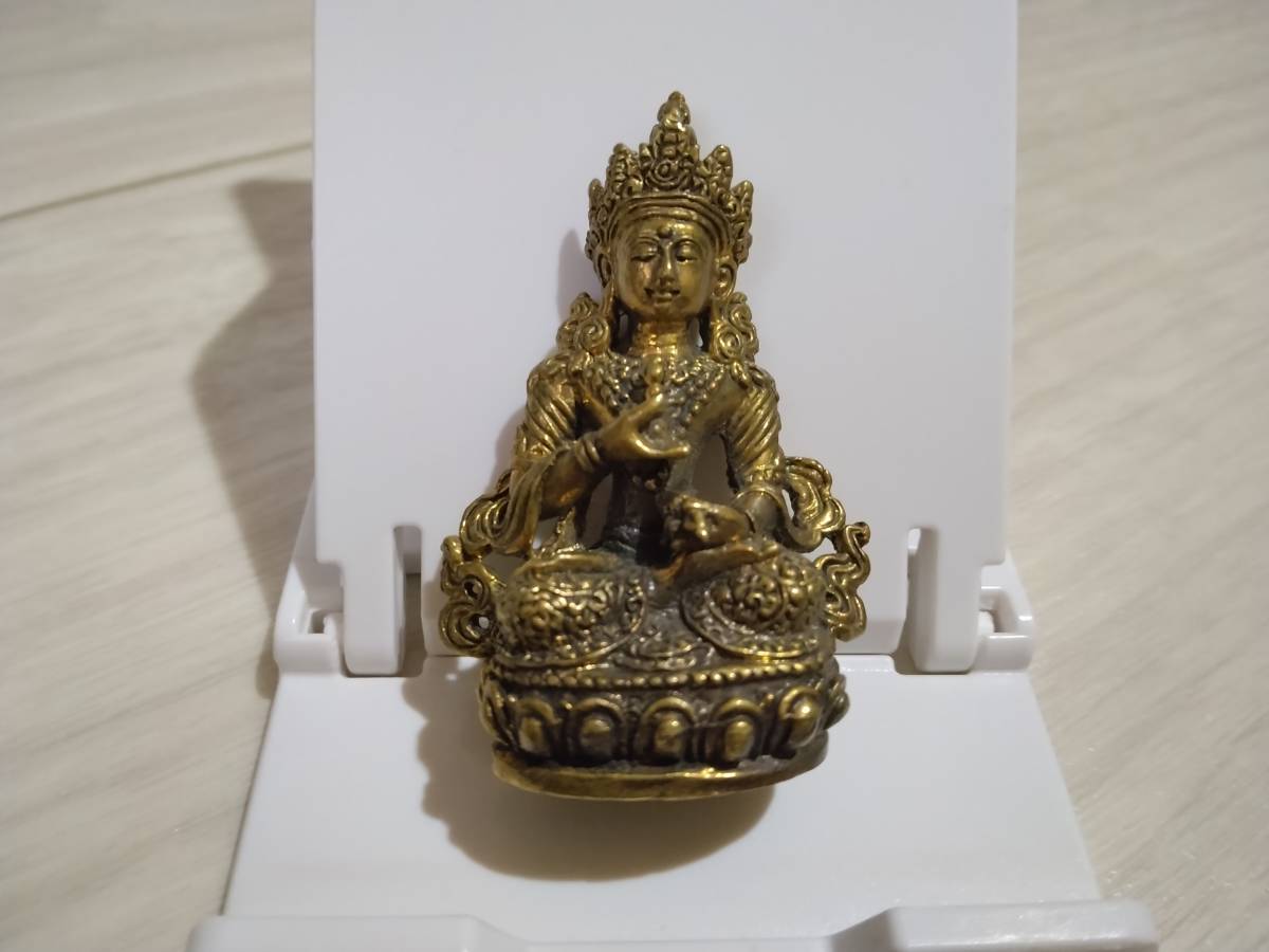 ＝仏像　金剛薩た座像　チベット密教系　古美術　卓上サイズ　美品＝_画像1