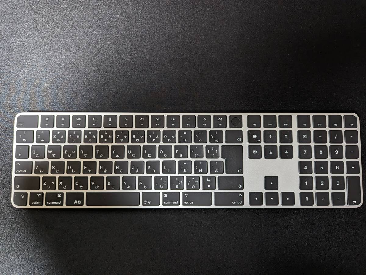 Apple Touch ID Magic Keyboard JIS ブラック 世界の www