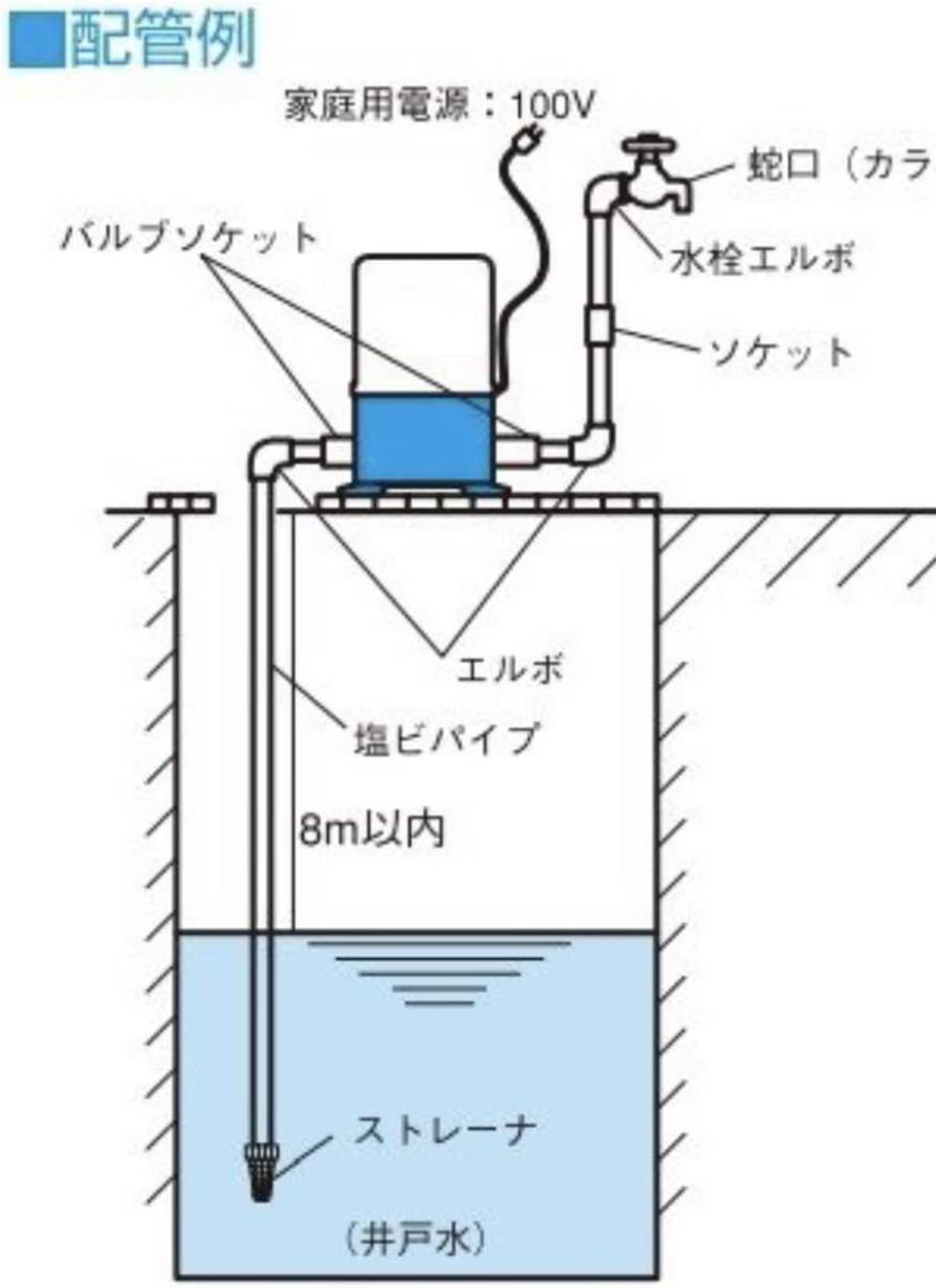 当店だけの限定モデル 電動井戸ポンプ 最大給水深9m 自動給水タイプ