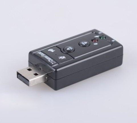 【vaps_4】7.1ch USB 外部 サウンドカード オーディオ アダプター USB バスパワー ヘッドホンジャック マイクジャック 送込の画像2