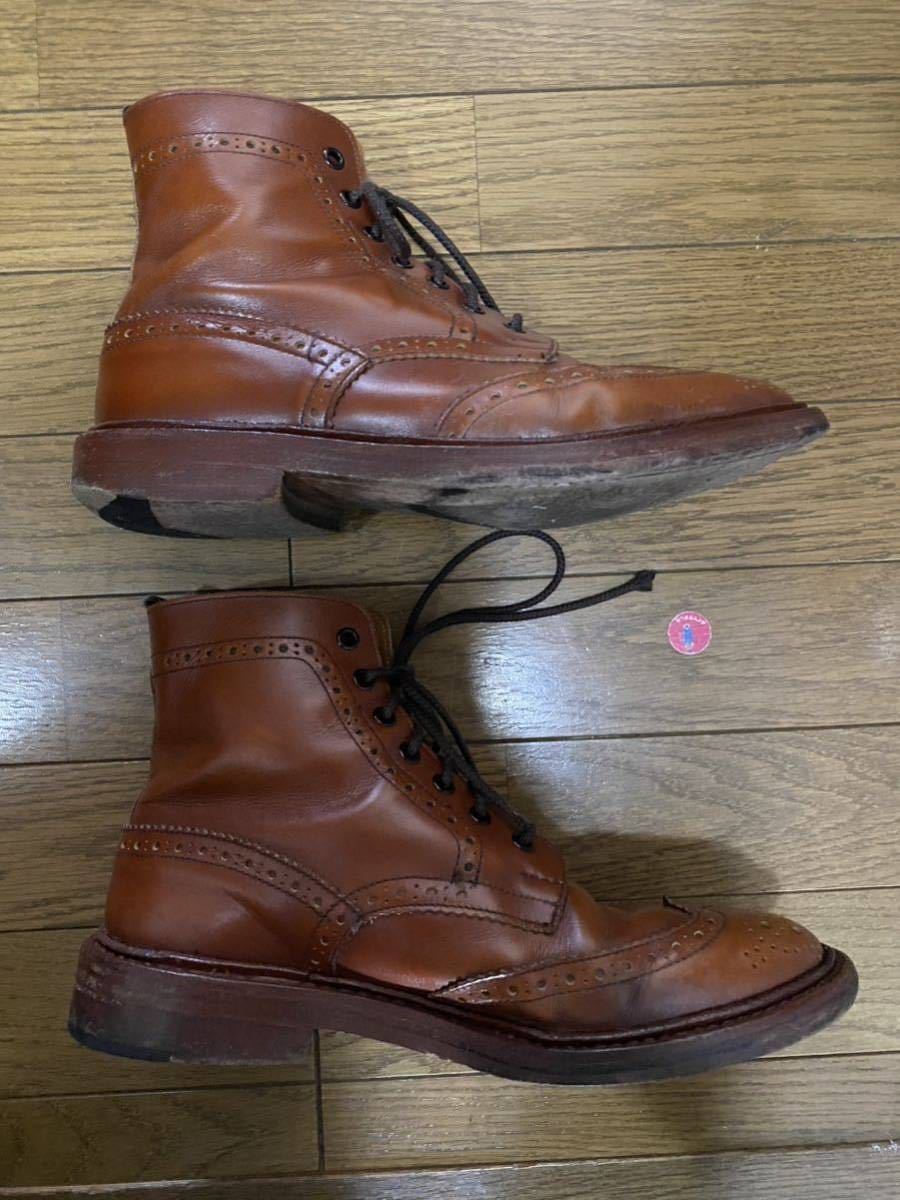 Trickers stow maron antique UK8 ストウ マロン アンティーク トリッカーズ　カントリーブーツ_画像4