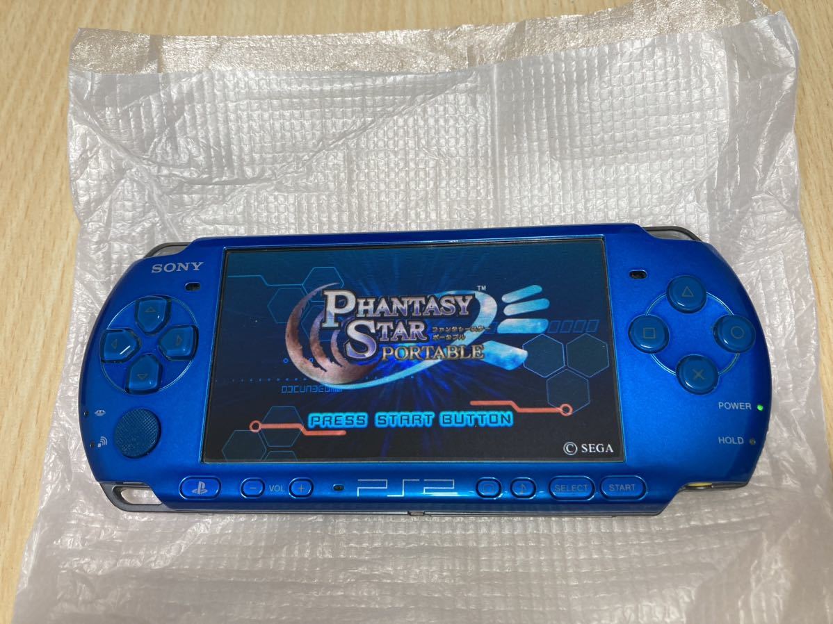 PSP-3000 ブルー 充電器・箱付き 携帯用ゲーム本体 | mediacenter 