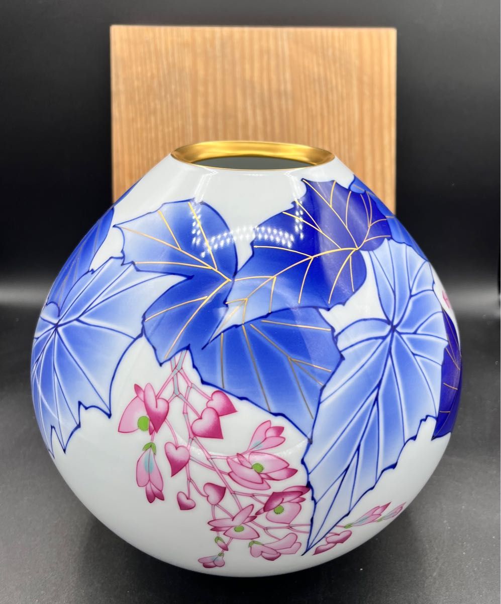 国際ブランド】 ◇茶席の花- ◇花瓶 【未使用 新品 箱あり 花台付き