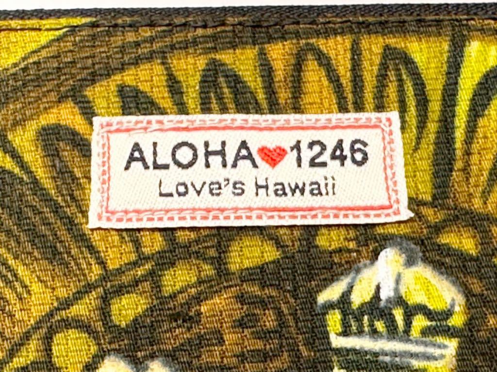 (送料無料)新品未使用品 ハワイ雑貨店より Kahiko ALOHA ショルダーバック & ALOHA1246ポーチの2点セット_画像8