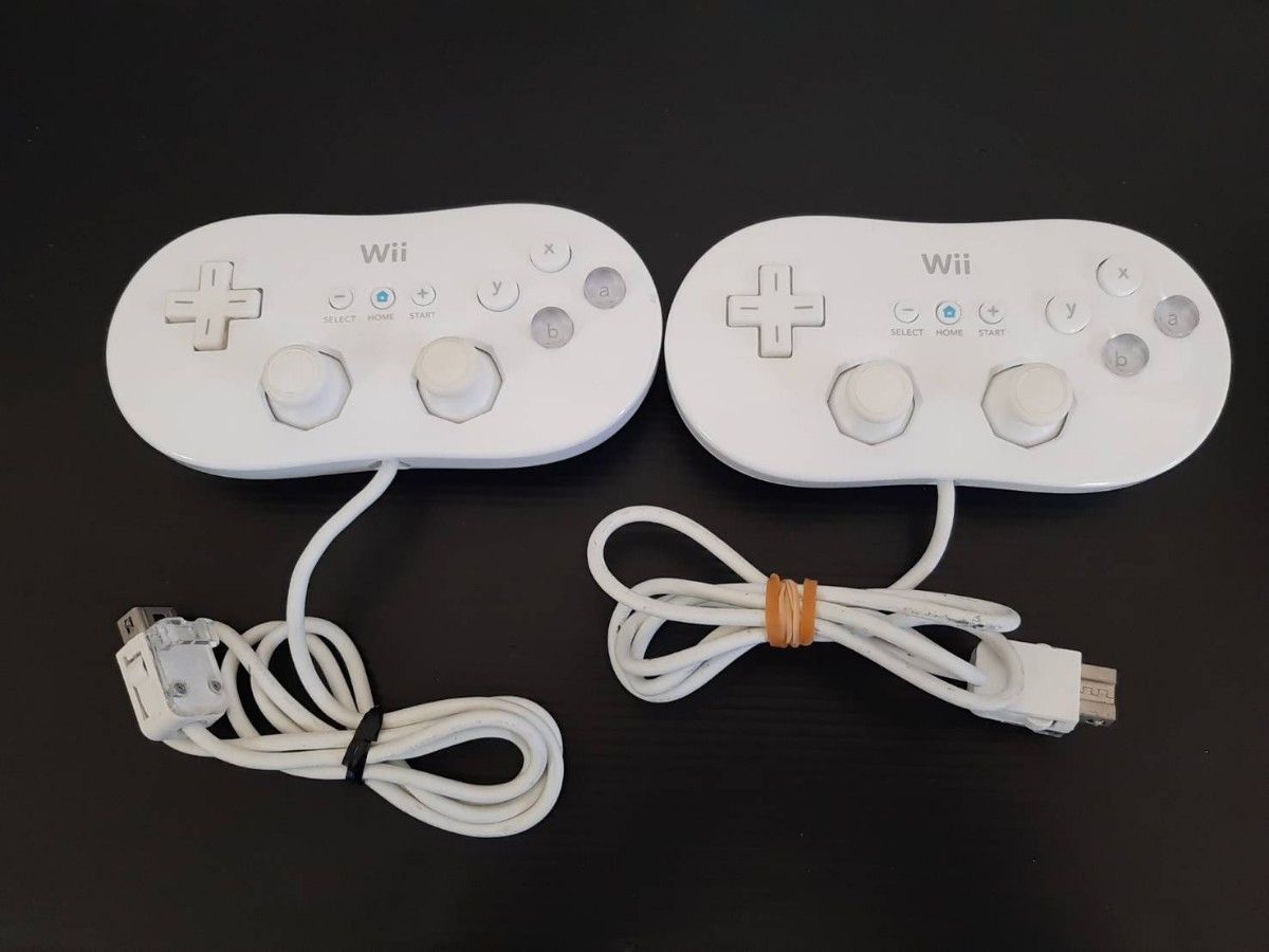 動作OK】wiiクラシックコントローラー2個 ホワイト早い者勝ちno01282 ...