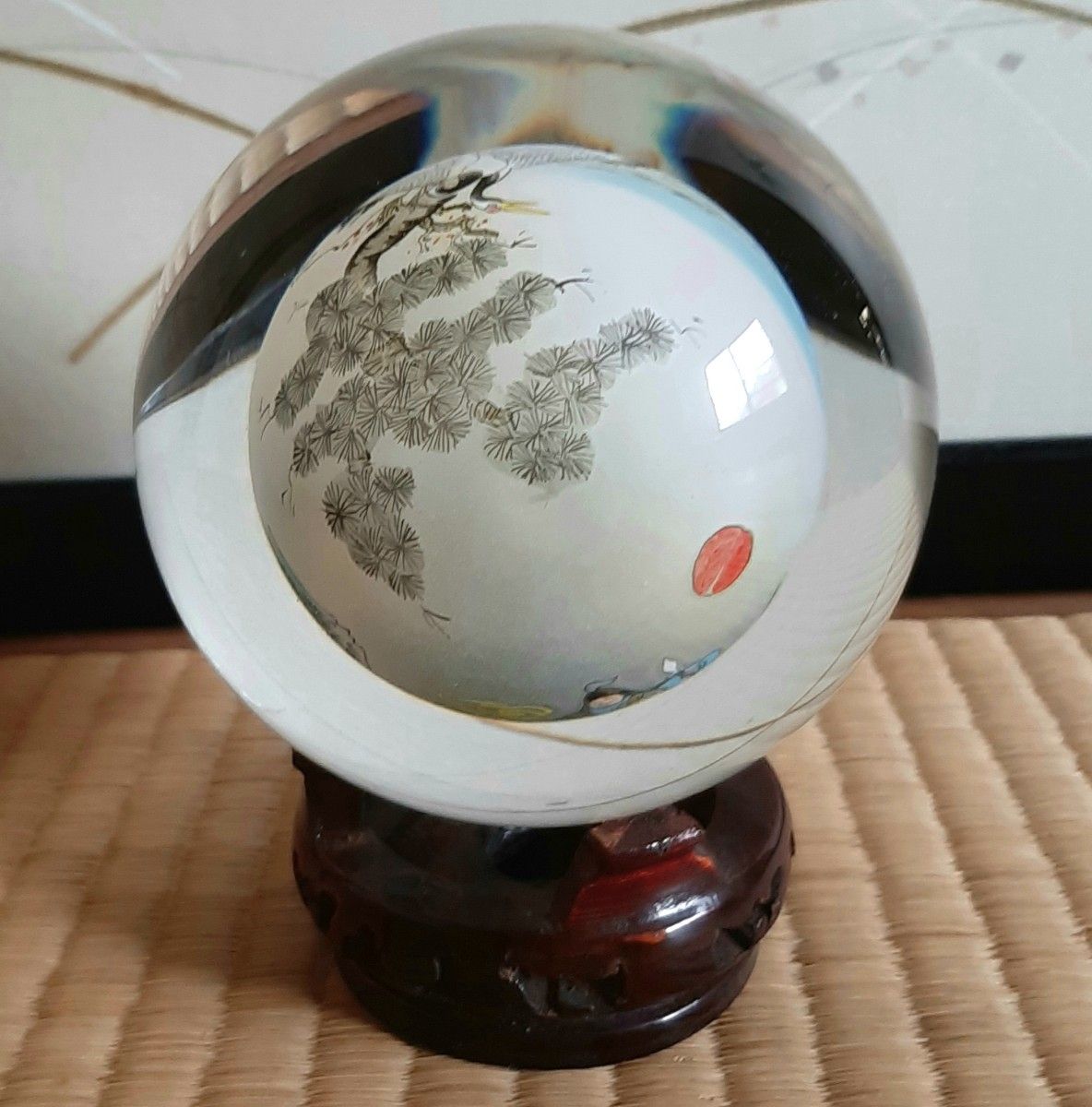 オリジナルデザイン手作り商品 地球儀 水晶玉 ガラス玉 - 通販