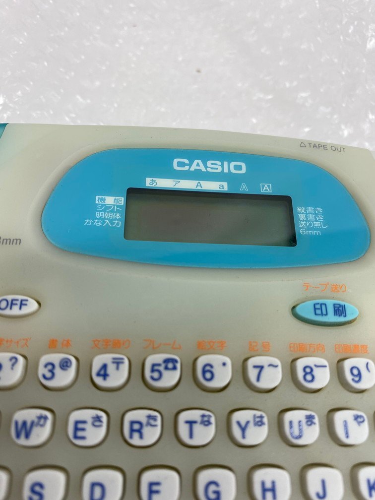 【BAAX5010】CASIO NAMELAND KL-P7 通電不可 ジャンクの画像6