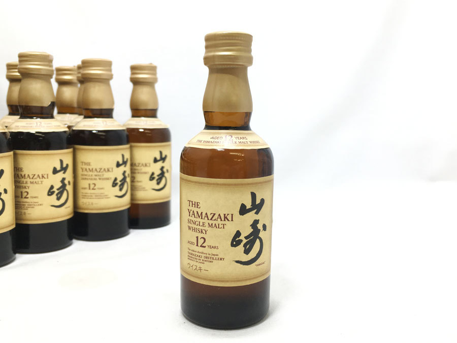 らくらくメ ミニボトル 山崎12年 50ml×24 J1F84-m74011221576 よろしくお