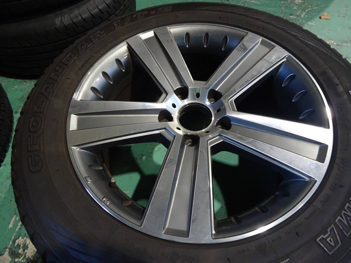 275/55R19　111Q　ヨコハマ GEOLANDAR 　i/T-S メルセデスベンツ　G63　スタッドレスホイール　中古４本セット_画像2