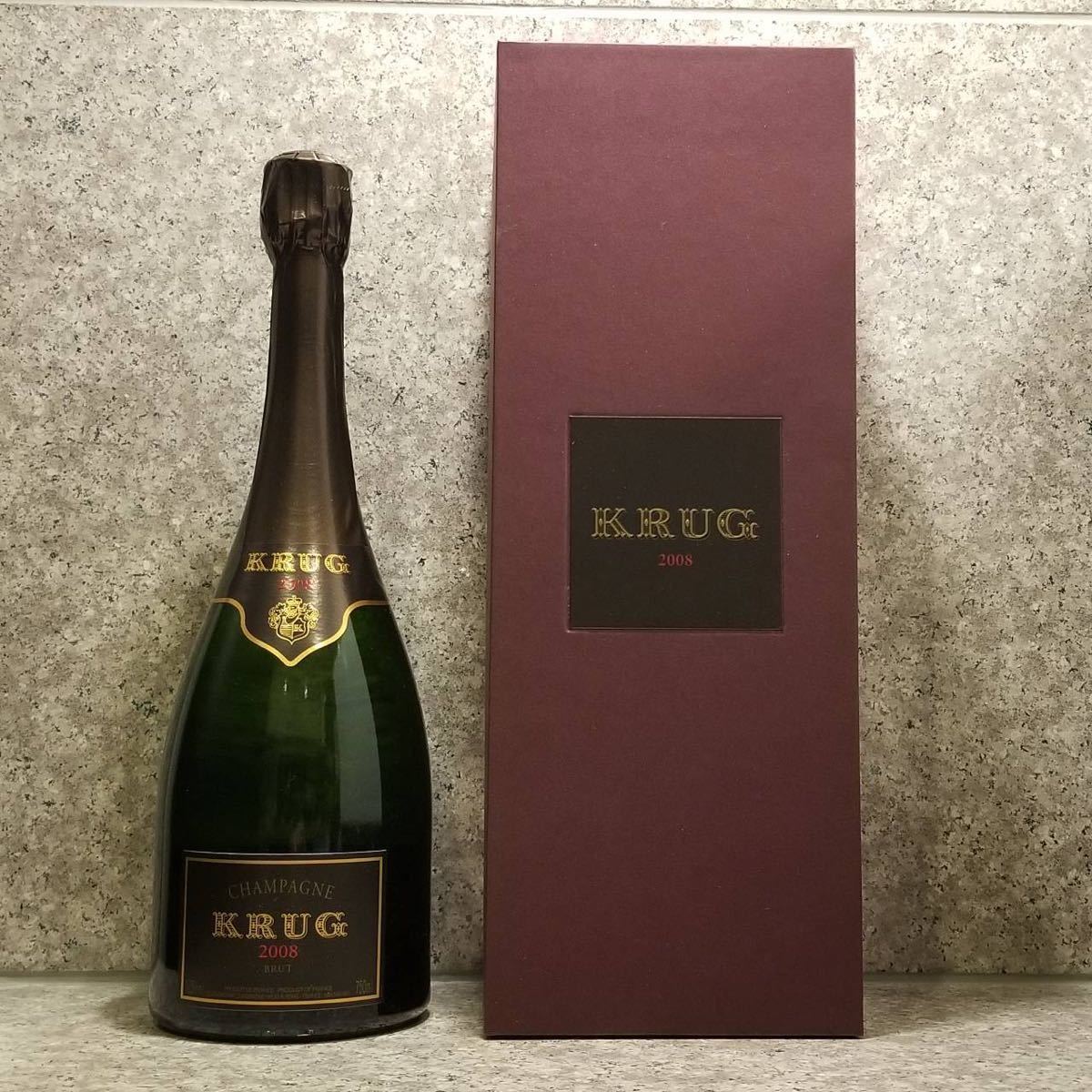 クリュッグ KRUG ヴィンテージ 2008 シャンパン 750ml箱付き - 飲料