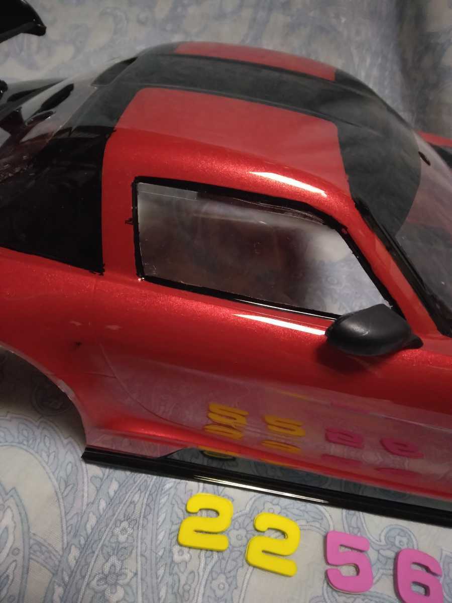 2256未使用品田宮模型メルセデスベンツSLS AMG GT3 ボディウイングのみラジコン用ポリカーボネート付属品なし_画像6