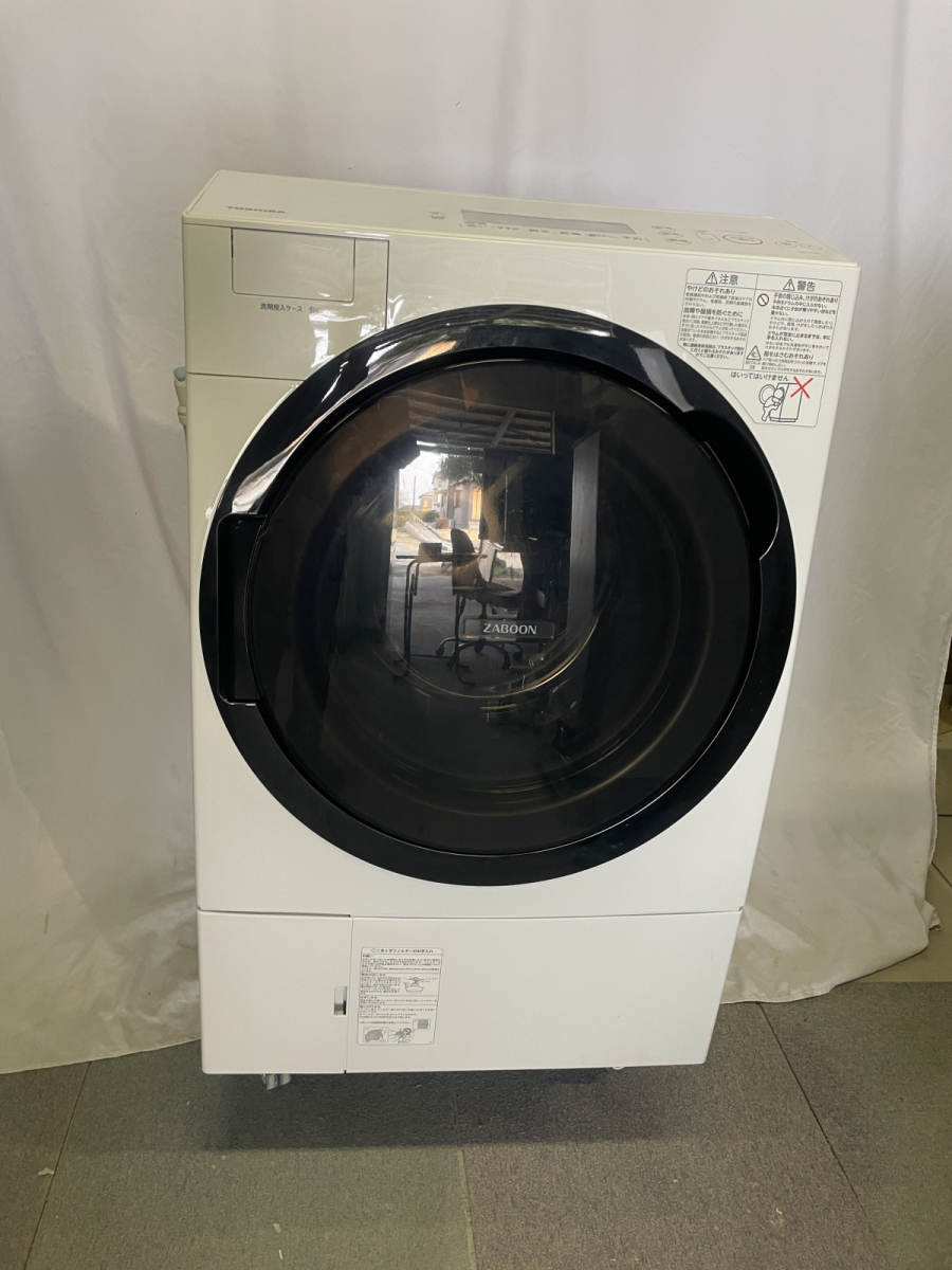 TOSHIBA/東芝 ドラム式洗濯乾燥機 ZABOON/ザブーン TW-117A7L-W 11.0Kg/7.0Kg グランホワイト 2018年製  左開き ヒートポンプ　MT