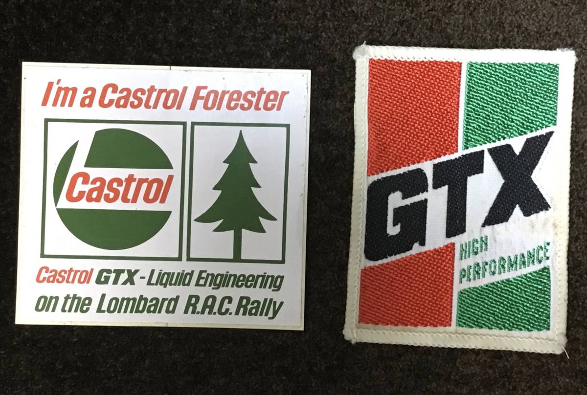 【英国RACラリー】『プレスカード + カストロールステッカー + GTXワッペン』LOMBARD RAC RALLY (1981年) WRCの画像4
