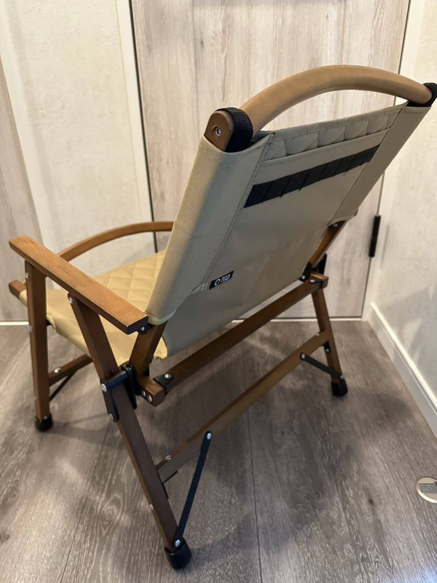 送料無料【美品】クイックキャンプ QUICKCAMP 一人掛け ウッド