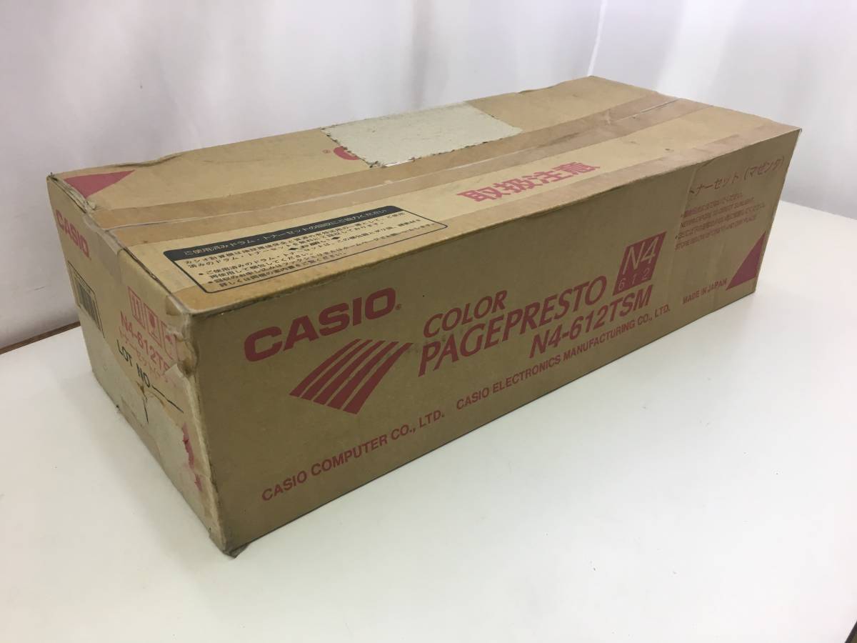 【Ｈ-1】　　新品 未使用 CASIO カシオ計算機 レーザートナーカートリッジ N4-612TSM マゼンタ_画像1