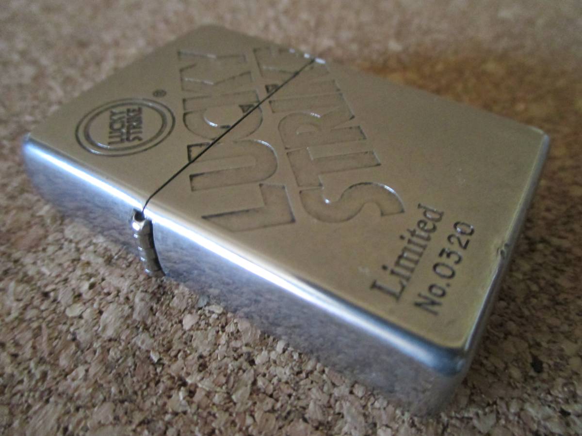 ZIPPO 『LUCKY STRIKE ラッキーストライク 限定品』1996年8月製造 ブリティッシュ・アメリカン・タバコ オイルライター ジッポ 廃版激レア_画像1