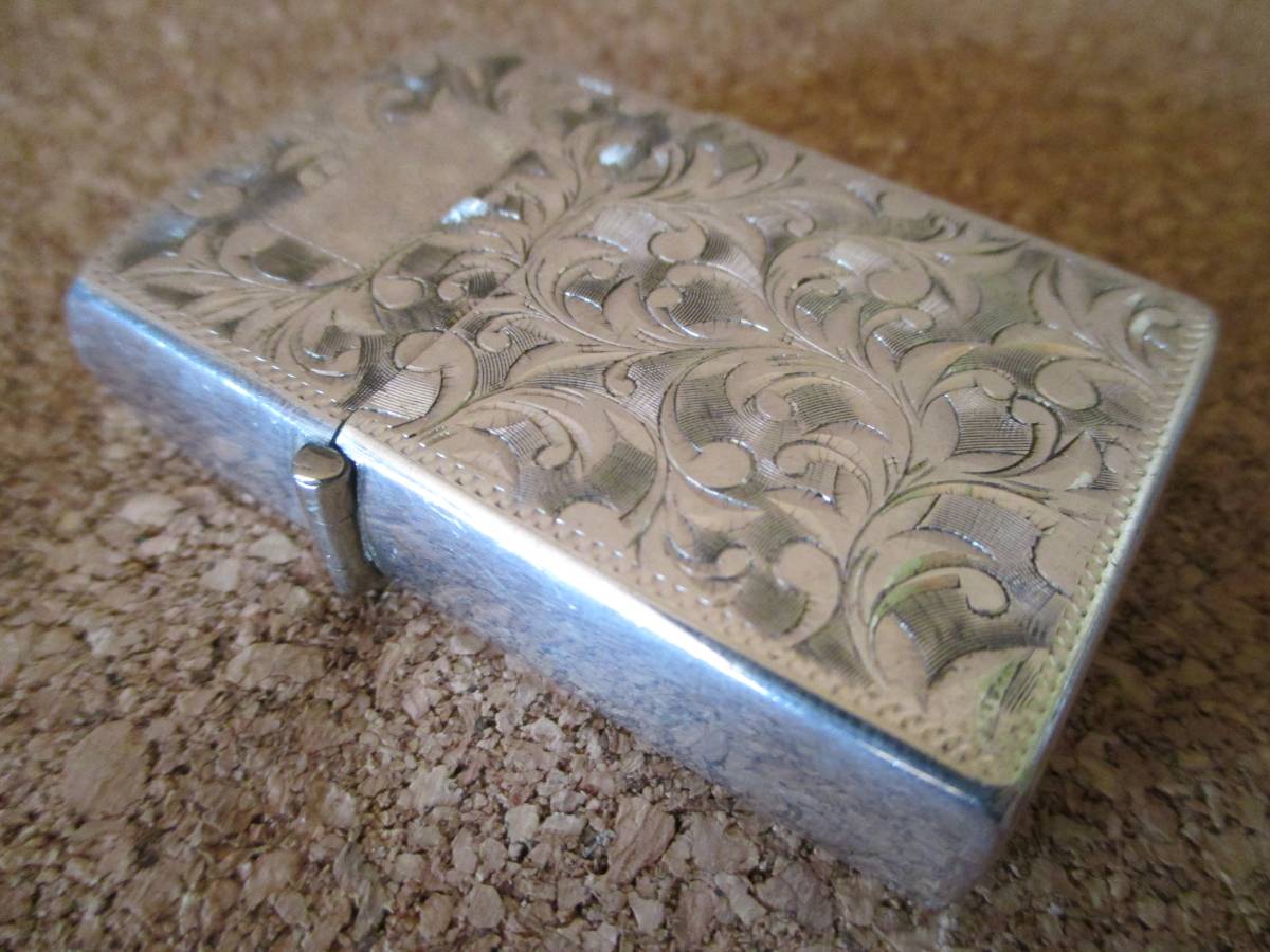  oil lighter [ sterling silver original silver rare 950] Vintage 3 barrel oil lighter ZIPPO type Zippo - type waste version ultra rare 