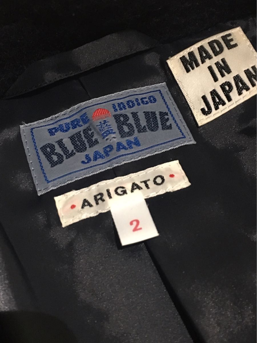 【美品】BLUE BLUE JAPAN オーバーサイズ チェスターコート 2 HRM ハリウッドランチマーケット ハリラン_画像3