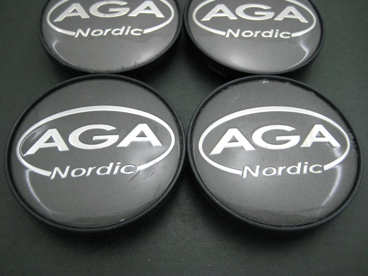 Y2959　AGA Nordic S5Rセンターキャップ中古4個_画像3