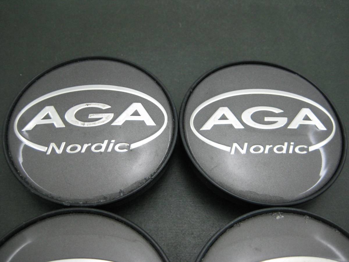 Y2959　AGA Nordic S5Rセンターキャップ中古4個_画像2