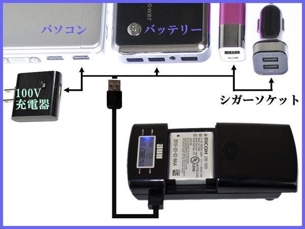 ANE-USB-05:バッテリー充電器FUJIFILM NP-50:FinePix F770EXR F800EXR F80EXR対応_画像2