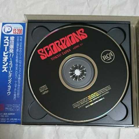 入手困難★2CD★95年発売★国内盤★帯付★SCORPIONS★TOKYO TAPES★スコーピオンズ★蠍団爆発 スコーピオンズ・ライヴ★東京テープス_画像4