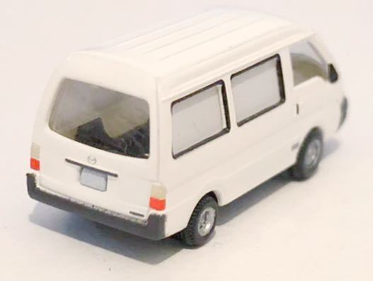 TOMYTEC car collection no. 7. Mazda Bongo van white white Tommy Tec Bongo van car kore railroad model 1/150 The * car collection 