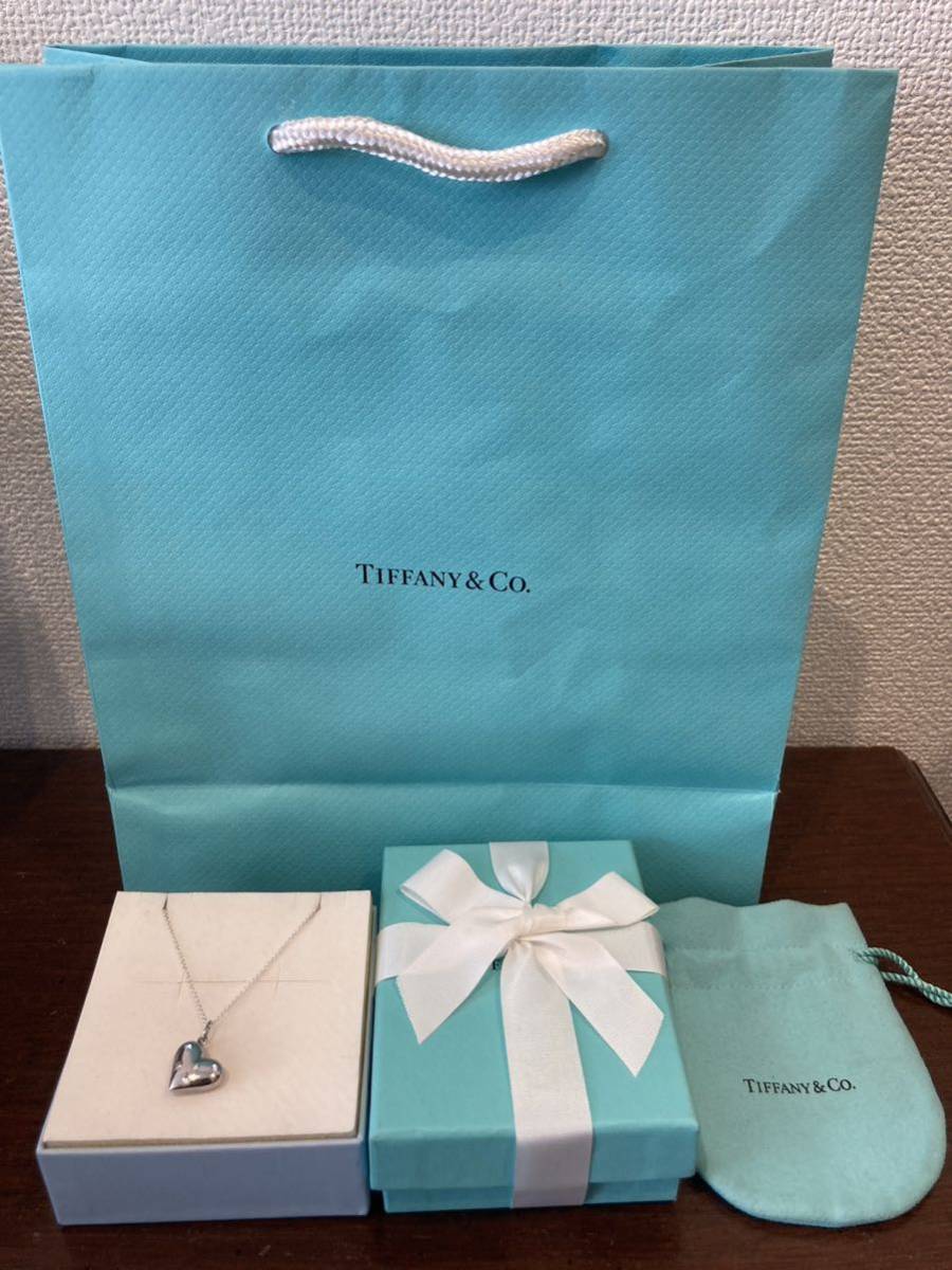 新品 正規品 ティファニー tiffany&co ネックレス ハート ダイヤモンド シルバー ケース巾着紙袋リボン 箱 プレゼント ダイヤダイアモンド_画像4