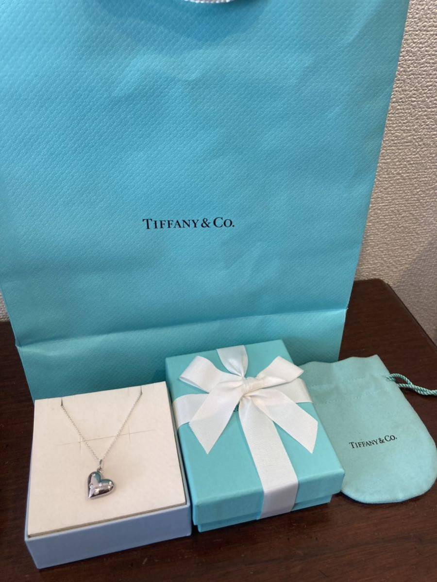 新品 正規品 ティファニー tiffany&co ネックレス ハート ダイヤモンド シルバー ケース巾着紙袋リボン 箱 プレゼント ダイヤダイアモンド_画像5