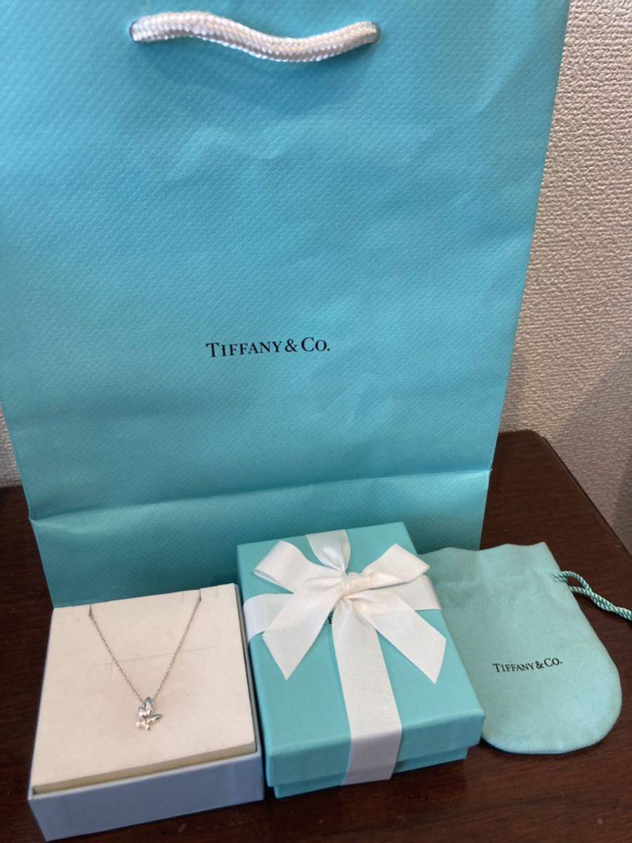 新品 正規品 ティファニー tiffany&co ネックレス　オリーブリーフ シルバー ケース巾着紙袋リボン 箱　プレゼント　リーフ_画像6