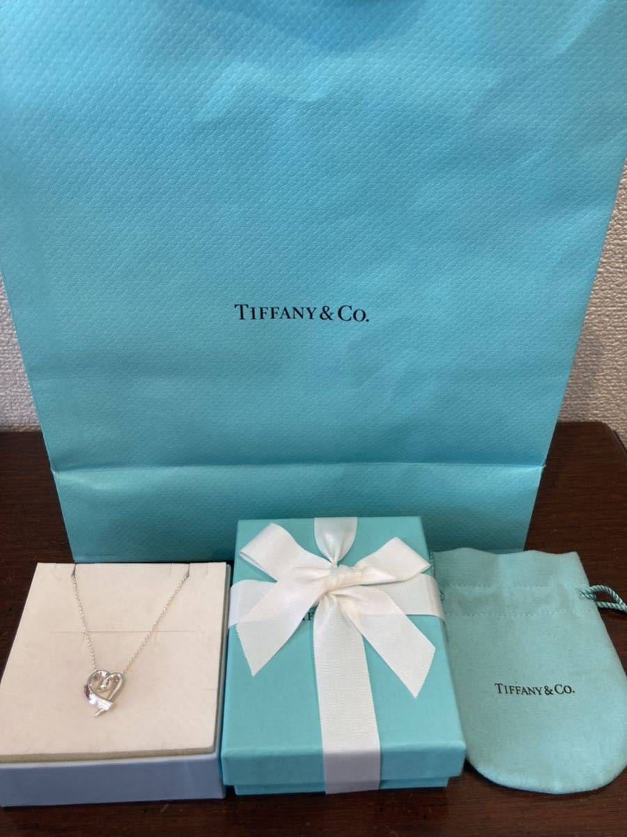 新品 正規品 ティファニー tiffany&co ネックレス　ハート LOVE シルバー ケース巾着紙袋リボン 箱　プレゼント　ラヴィングハート_画像6