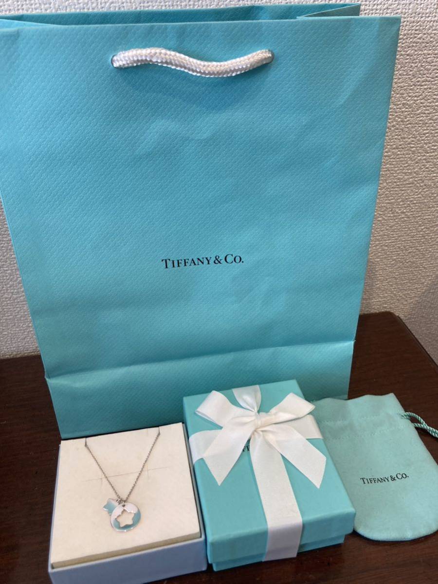 新品 正規品 ティファニー tiffany&co ネックレス スター　プレート シルバー ケース巾着紙袋リボン 箱　プレゼント_画像4