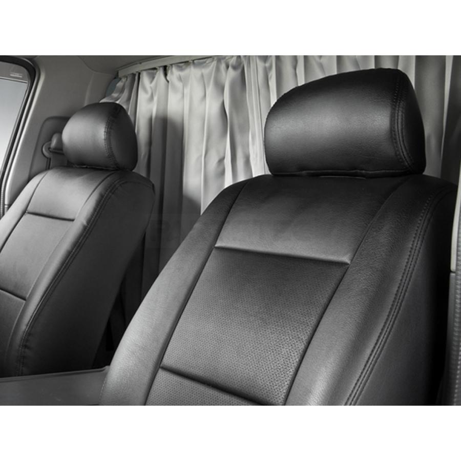 即納 トヨタ 600系 ダイナ 標準 Sパッケージ ヘッドレスト一体型 フロント レザー シートカバー 運転席 助手席 セット * / 151-210_画像2