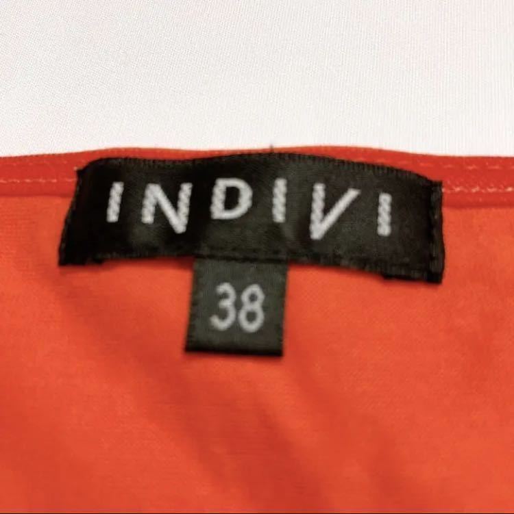IK44 INDIVI Indivi WORLD world tops красный в клетку размер 38 M безрукавка рукав нет рубашка бесплатная доставка 