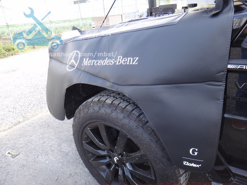 *Mercedes-Benz 純正 特殊 工具 Gクラス用 作業時 左右フェンダー保護カバー(DMB03)左右一式 メルセデス・ベンツ 部品 専用